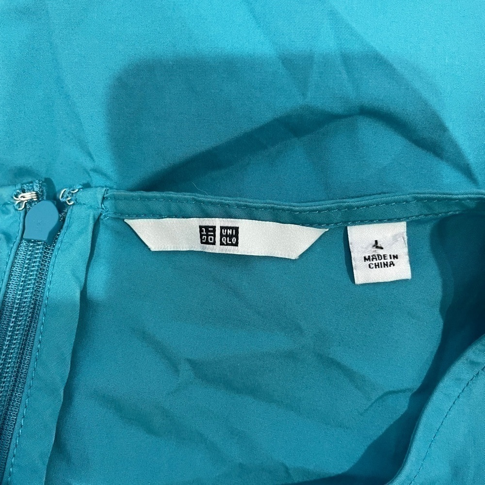 Uniqlo Turquoise Sleeveless Dress with Pockets - Picture 8 of 8